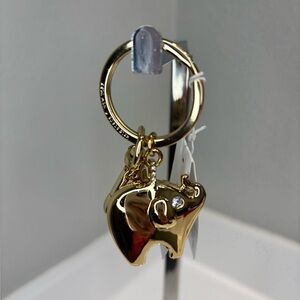 Kate Spade Gold Elephant Key FOB